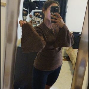 Bell sleeve sweater